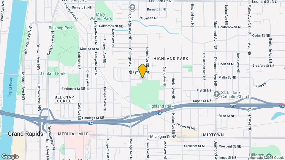 606 Union Ave NE Map and Location Details