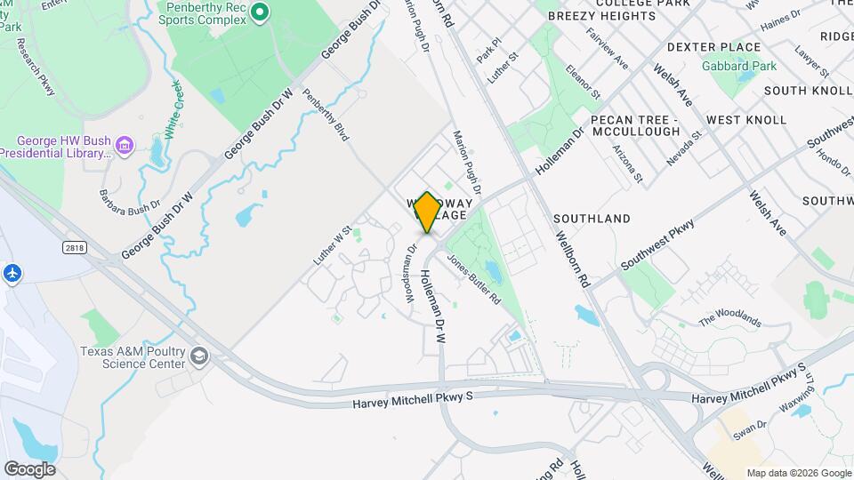 1801 Woodsman Dr, Unit D Mapa y Detalles de la Ubicación