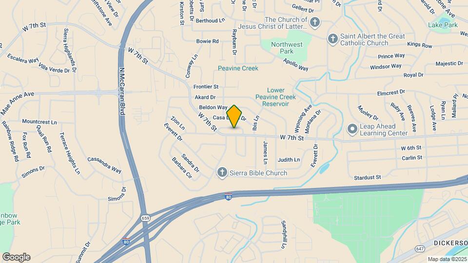 3290 Downey Ave Map and Location Details