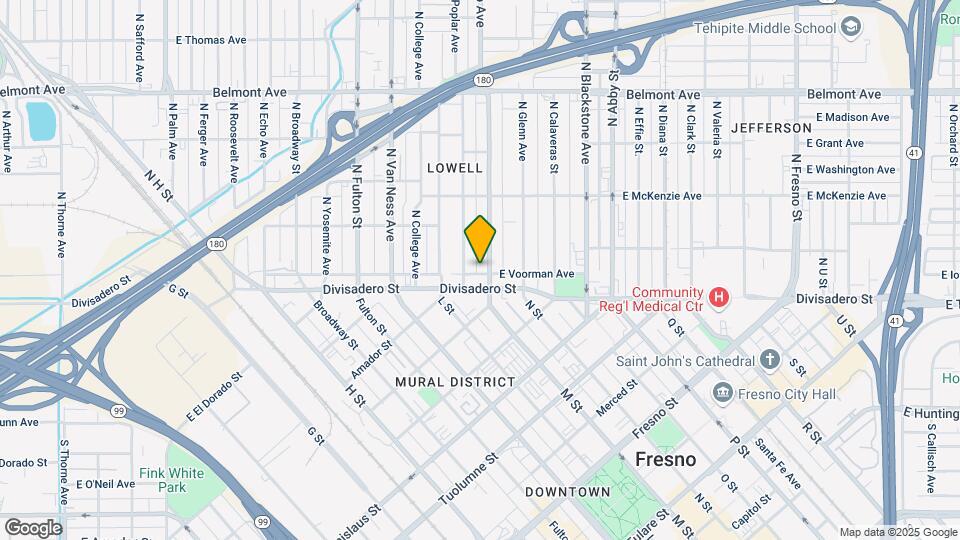 107 N San Pablo Ave Map and Location Details