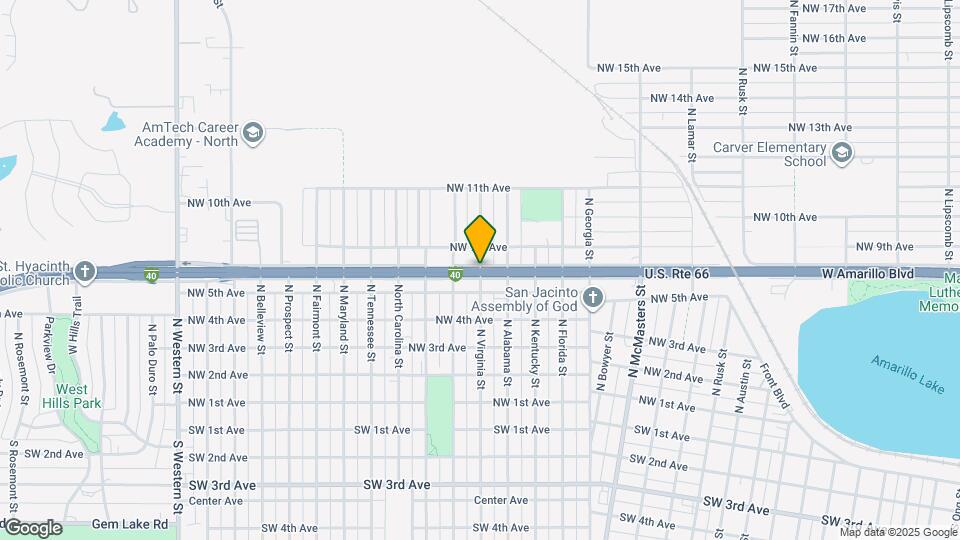 701 N Virginia St Map and Location Details