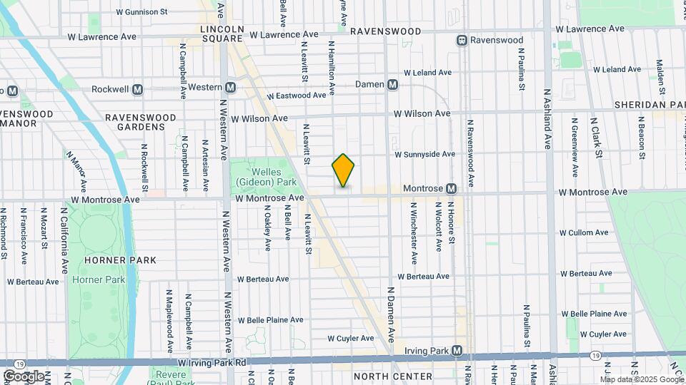 2100 W Montrose Ave Map and Location Details