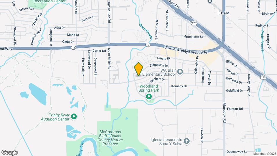 7315 Gayglen Dr Map and Location Details