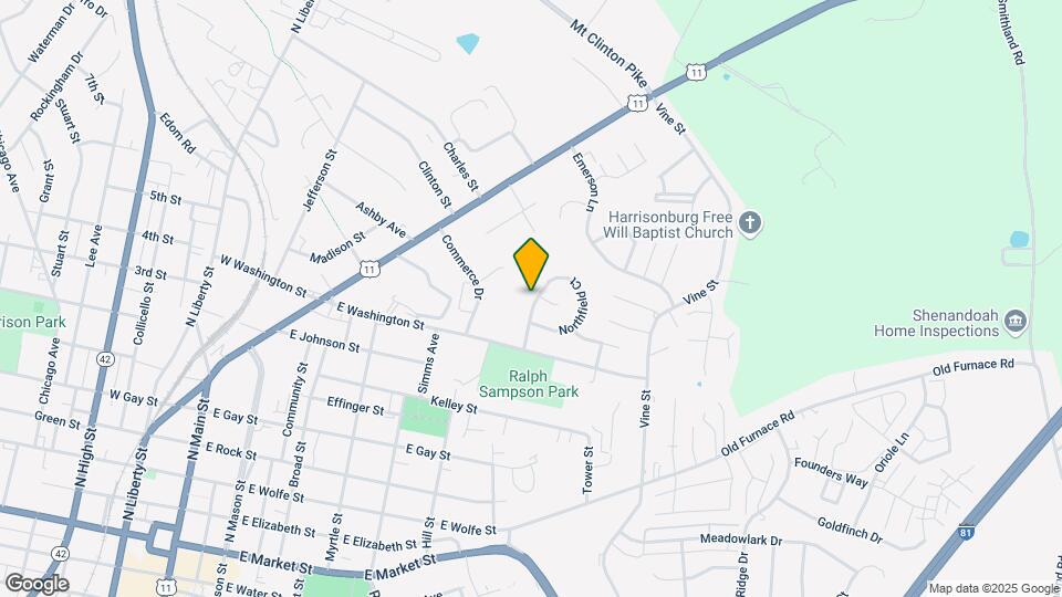 805 Northfield Ct Map and Location Details