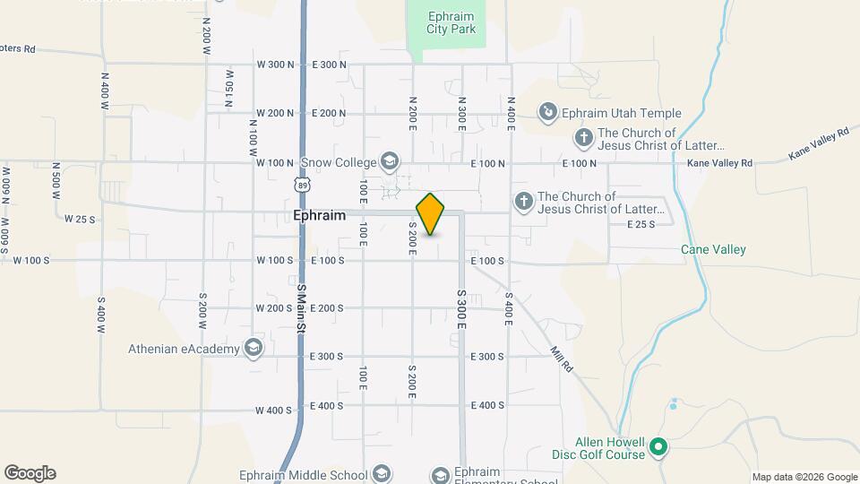 230 E Center St Map and Location Details