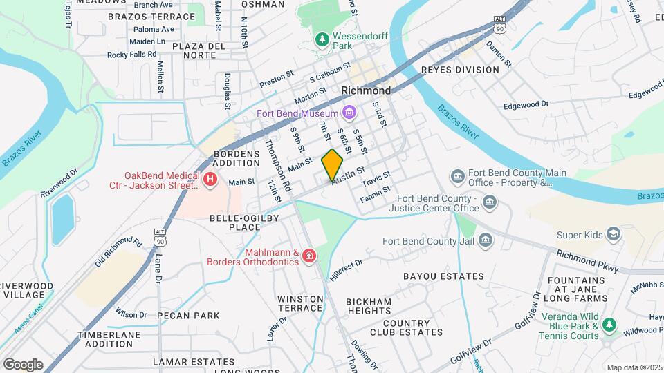 803 Austin St Map and Location Details