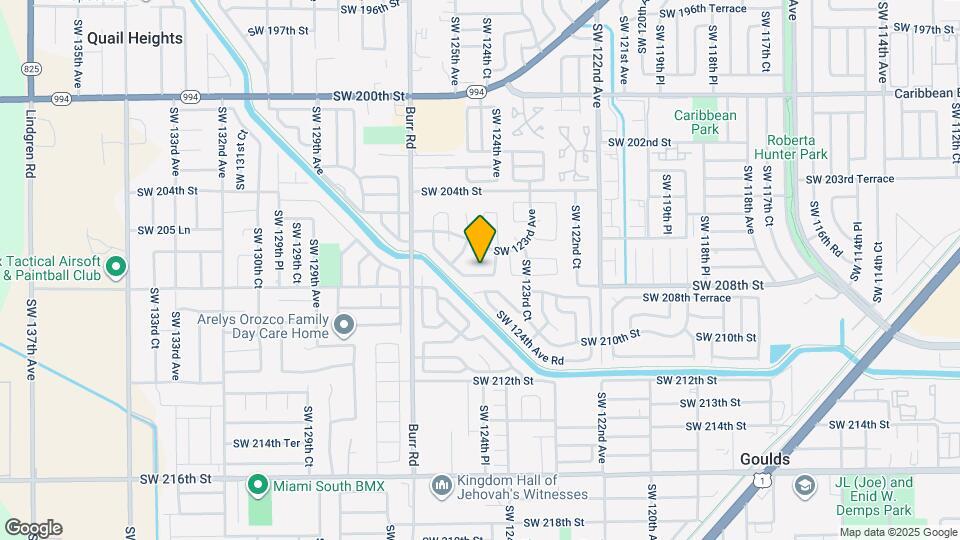 12415 SW 207th Terrace Map and Location Details