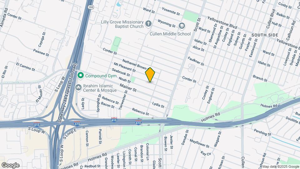 3722 Seabrook St Map and Location Details