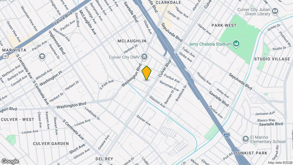 4354 Coolidge Ave Map and Location Details