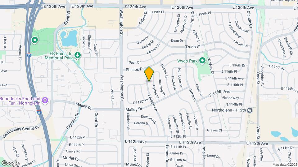 11528 Larson Ln Map and Location Details