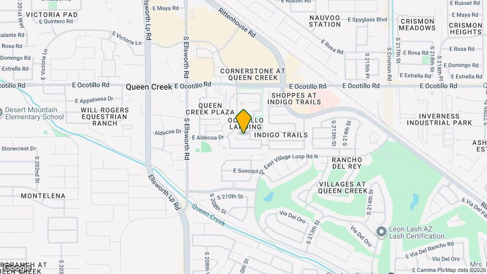 21034 E Aldecoa Dr Map and Location Details