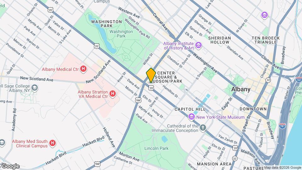 409 Madison Ave Map and Location Details