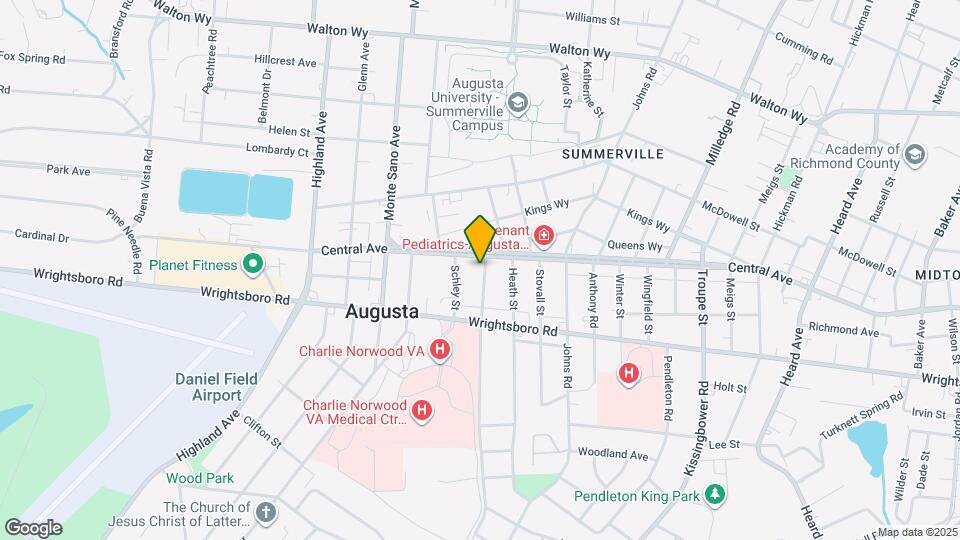 1517 Whitney St Map and Location Details