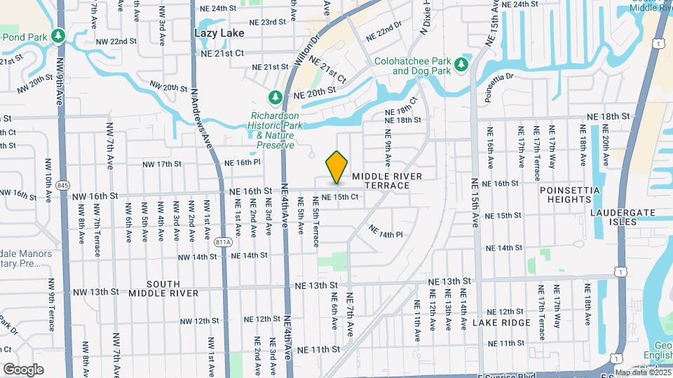 642 NE 16th St Map and Location Details