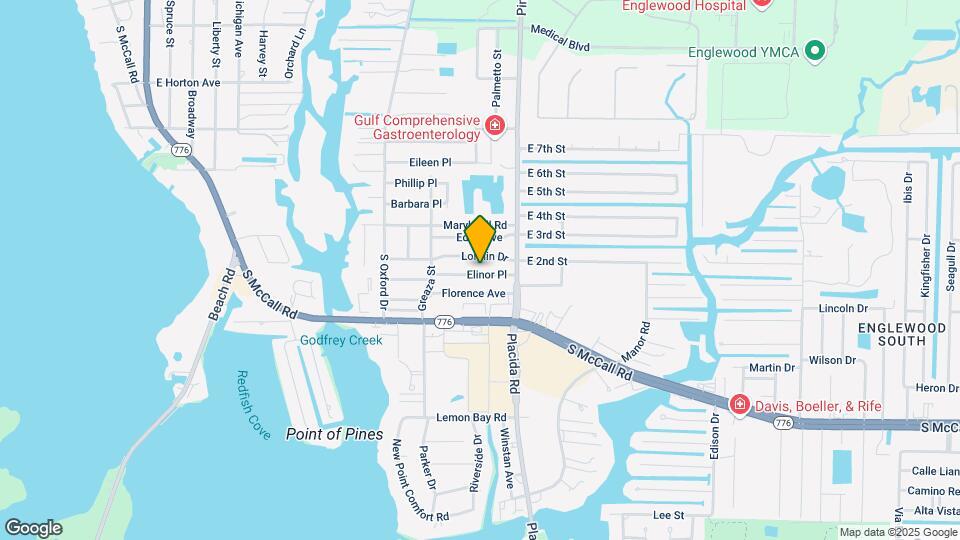 1740 Elinor Pl, Unit 1 Map and Location Details