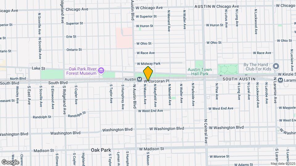 5921 W Corcoran Pl Map and Location Details