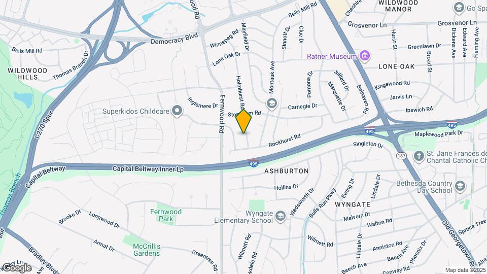 9710 Holmhurst Rd Map and Location Details