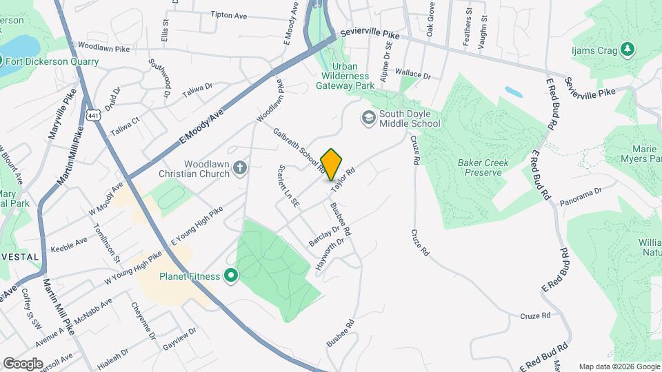 4450 Galbraith School Rd Map and Location Details