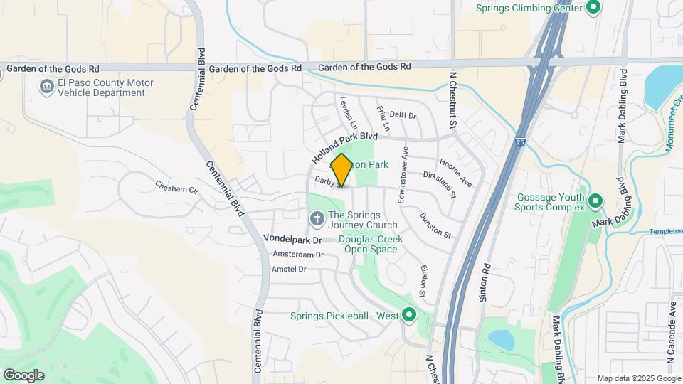 1125 Darby St Map and Location Details