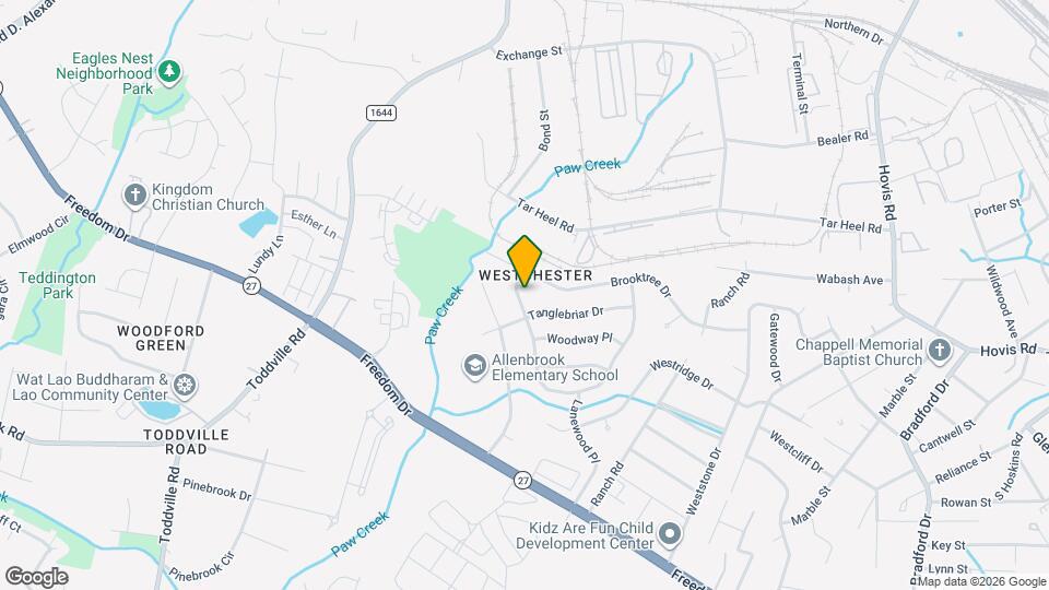 1618 Grovewood Dr Mapa y Detalles de la Ubicación