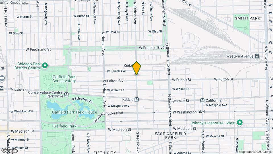 308 N Kedzie Ave Map and Location Details