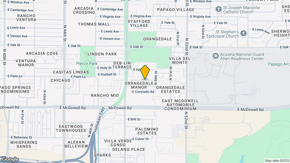 4907 E Palm Ln Map and Location Details
