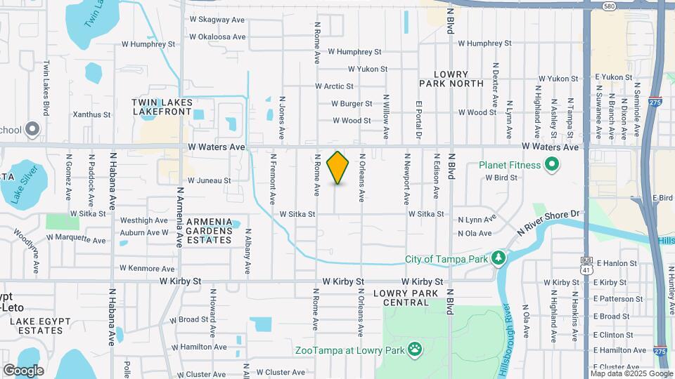 8119 N Dakota Ave Map and Location Details