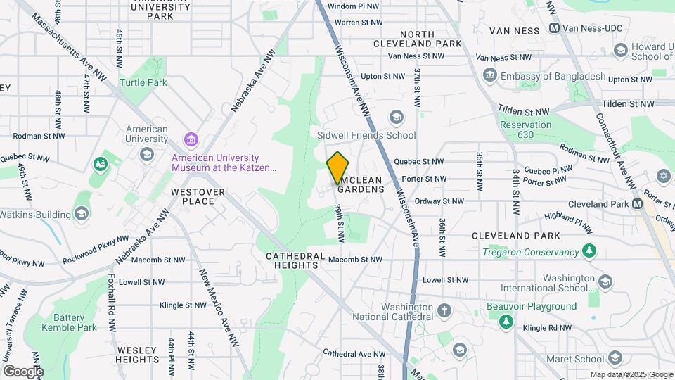 3551 39th St NW Map and Location Details