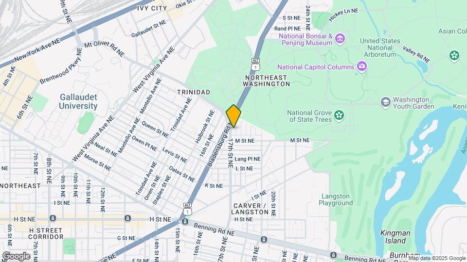 1219 17th St NE Map and Location Details