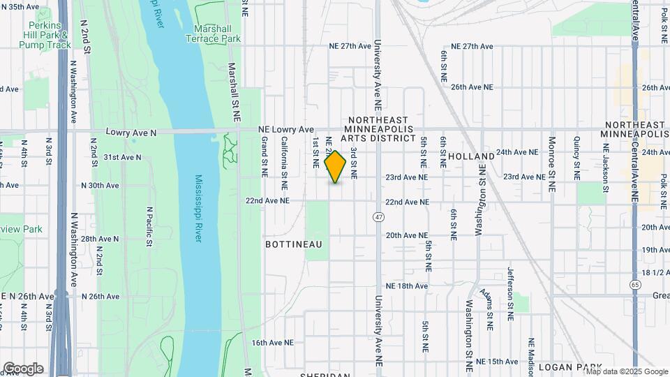 2215 NE 2nd St-Unit -1 Map and Location Details