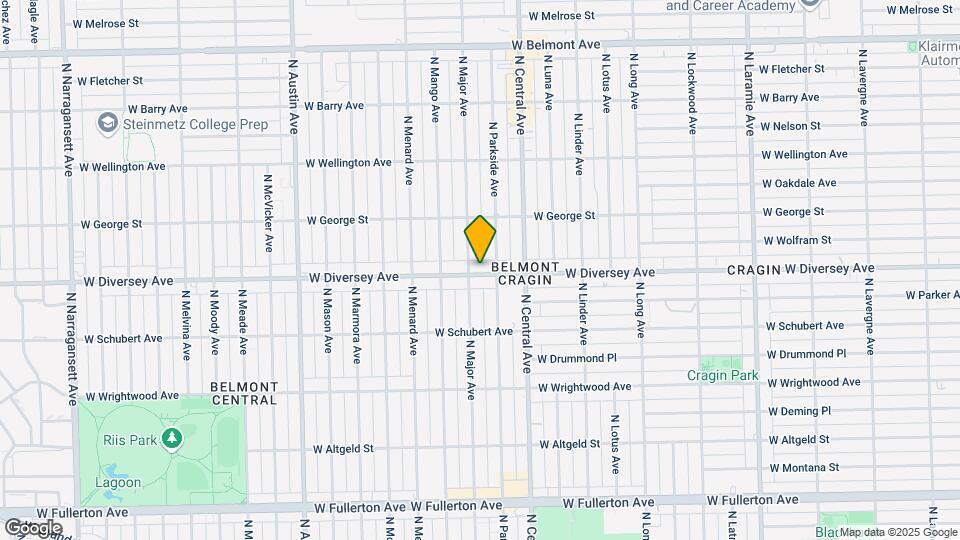 5648 W Diversey Ave Map and Location Details