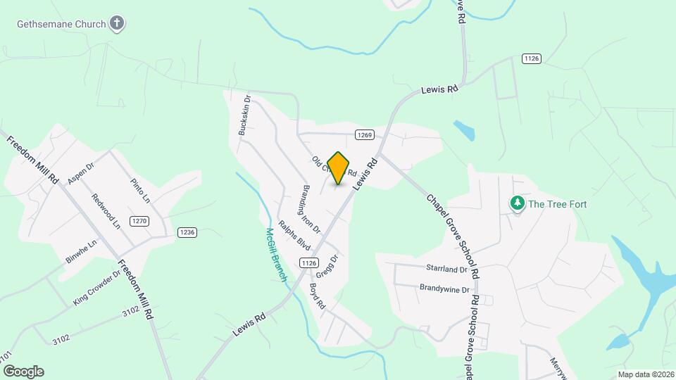 105 Mike Rd Map and Location Details