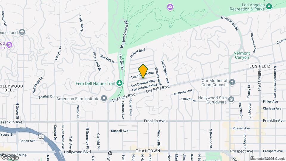 5230 Los Caballeros Way Map and Location Details