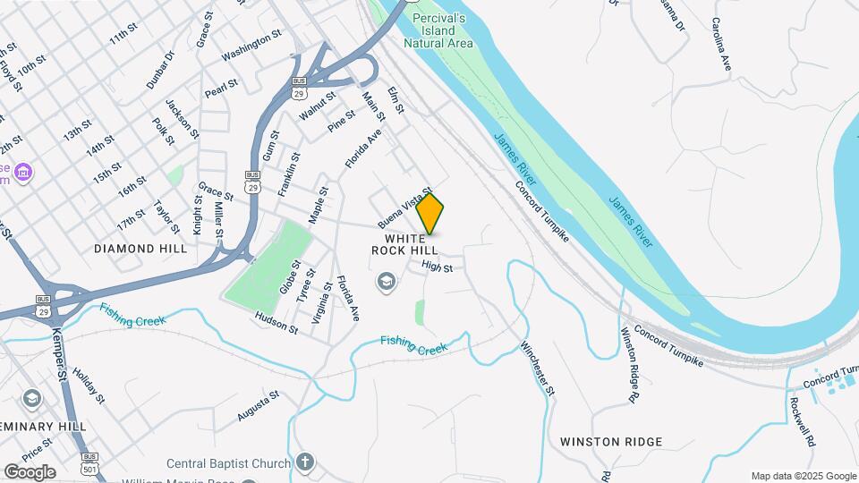 2410 Poplar St Map and Location Details