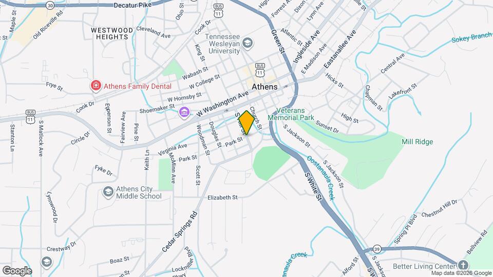 202 S Hill St Map and Location Details