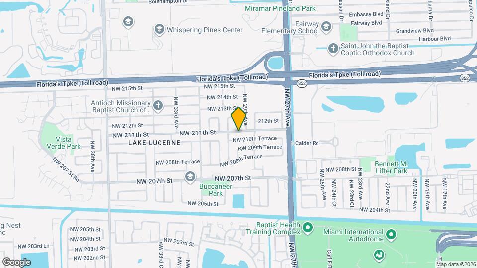 2960 NW 211th St Map and Location Details