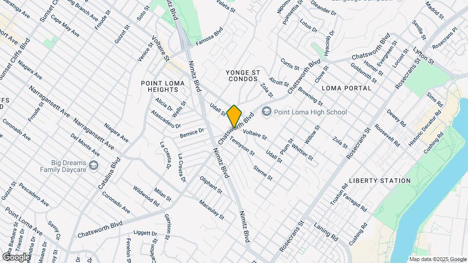 2125 Chatsworth Blvd Map and Location Details