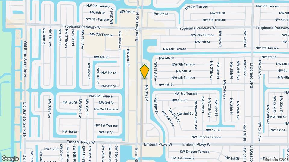 408 NW 31st Pl Map and Location Details