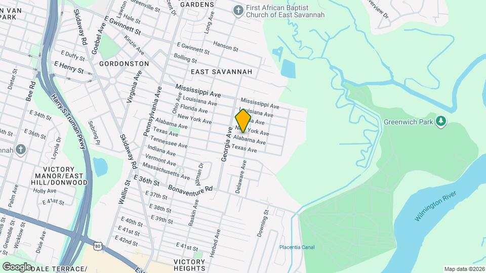 2318 Alabama Ave Map and Location Details