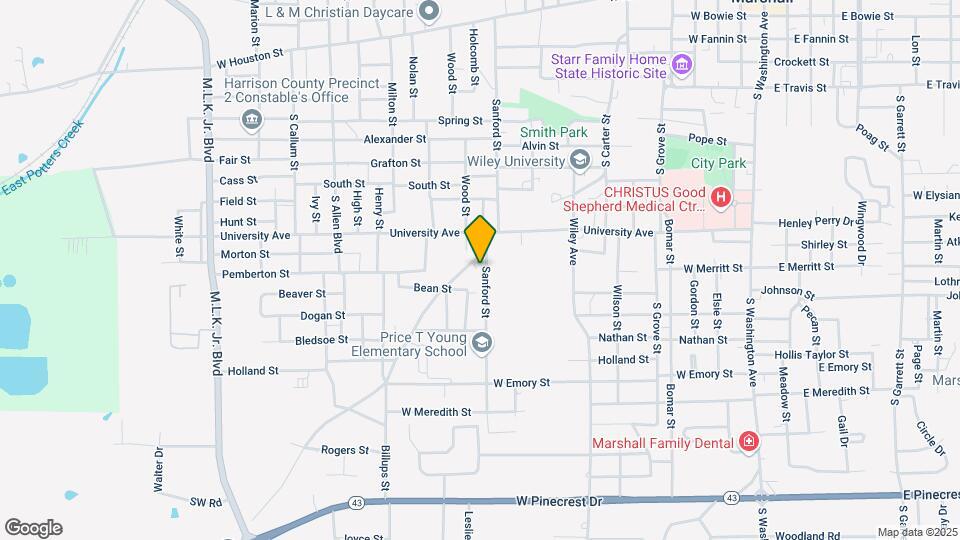 1007 Sanford St Map and Location Details