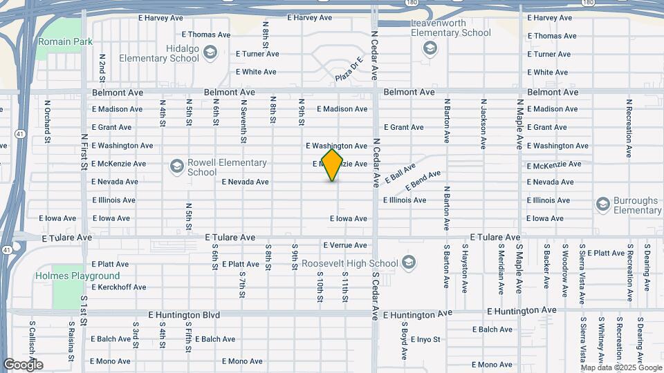 4036 E Nevada Ave Map and Location Details