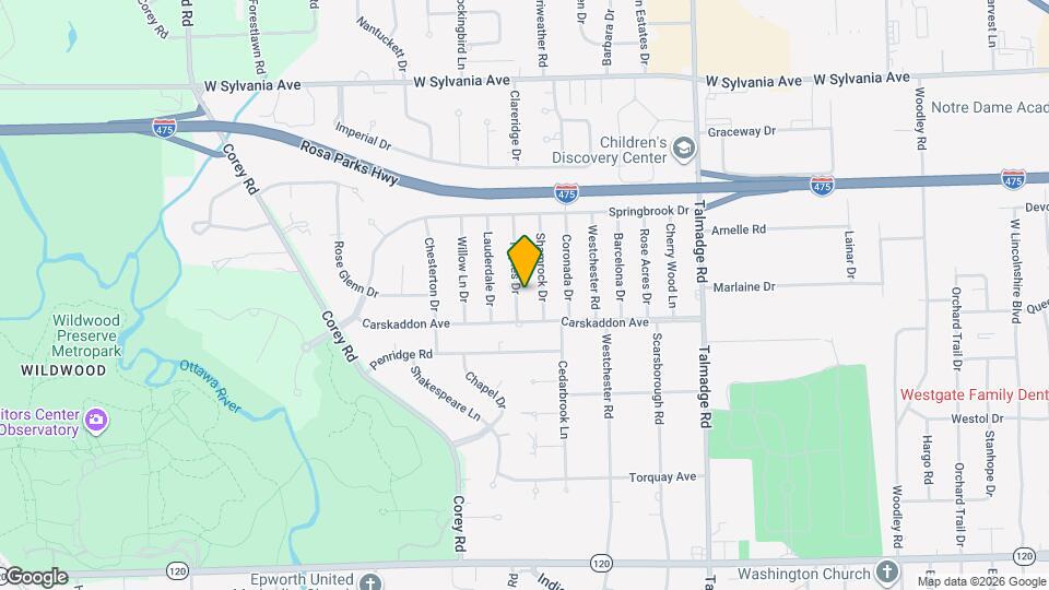 3628 Naples Dr Map and Location Details