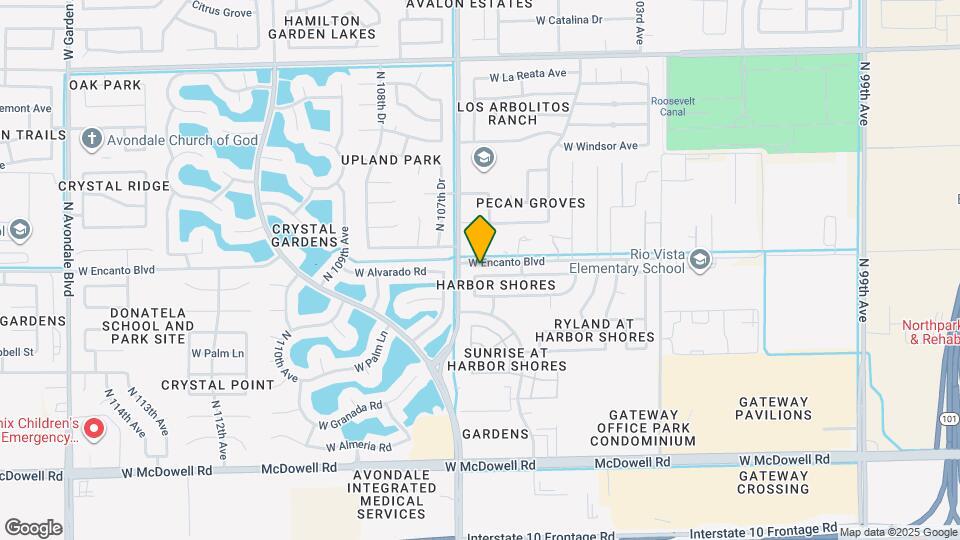 10646 W Alvarado Rd Map and Location Details