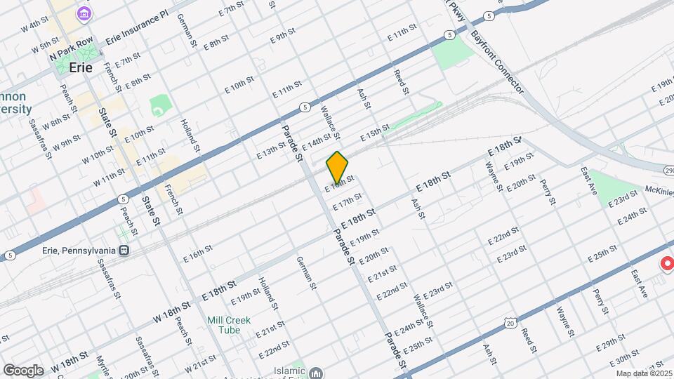 423 E 16th St, Unit 2 Map and Location Details