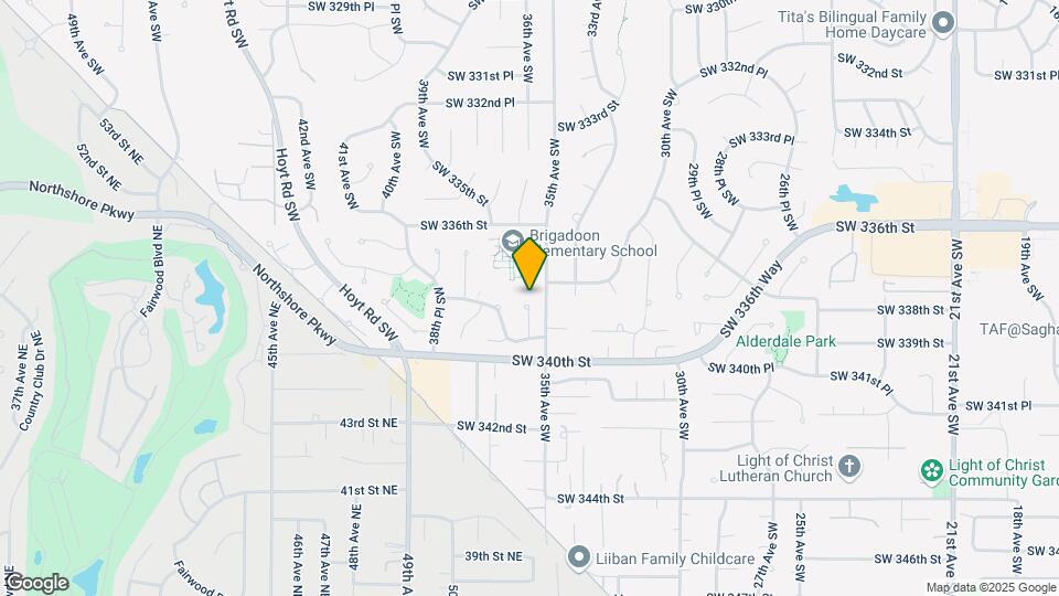 33804 35th Pl SW Mapa y Detalles de la Ubicación