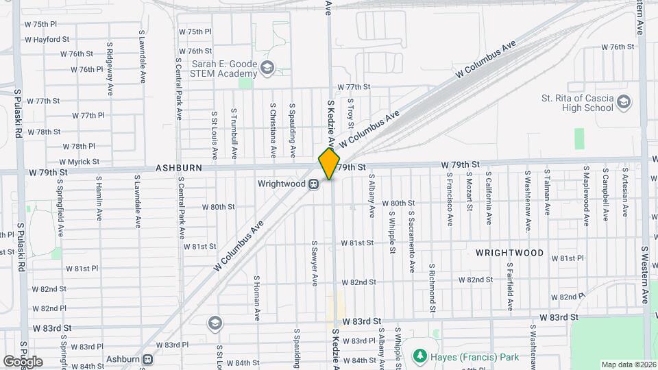 7926 S Kedzie Ave, Unit 1 Map and Location Details