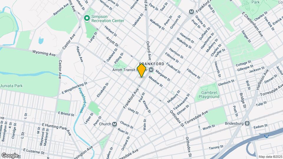 4626 Frankford Ave, Unit 3A Map and Location Details