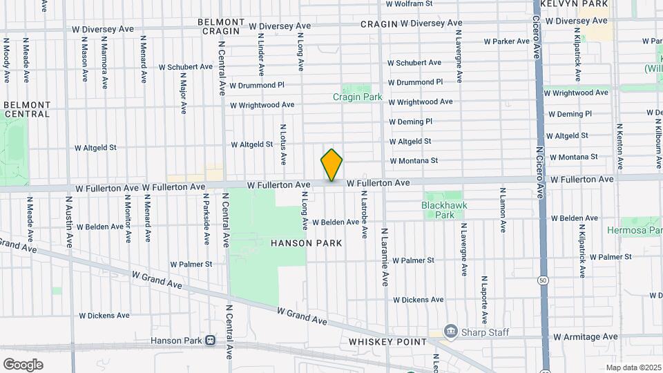5319 W Fullerton Ave Map and Location Details