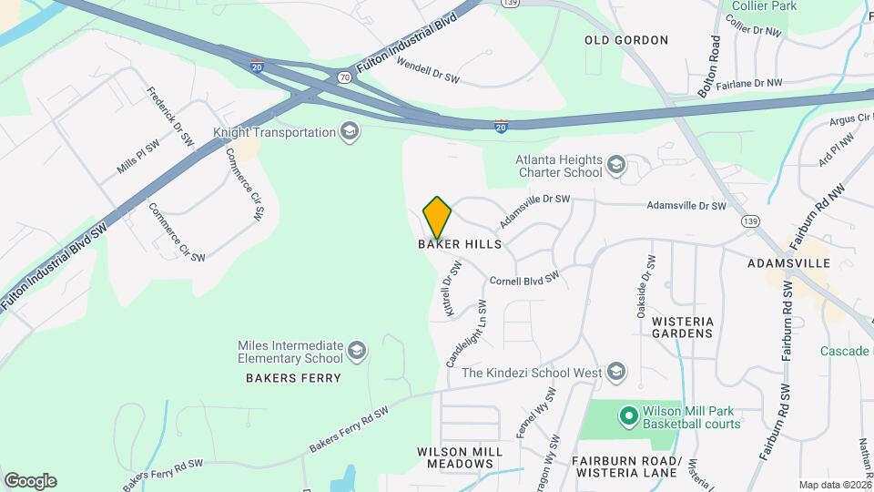 4107 Cornell Blvd SW Map and Location Details