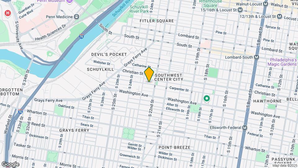 1227 S 21st St Map and Location Details